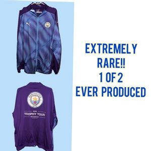 RARE Manchester City FC Men's Stadium League DryCELL Jacket *READ DESCRIPTION*